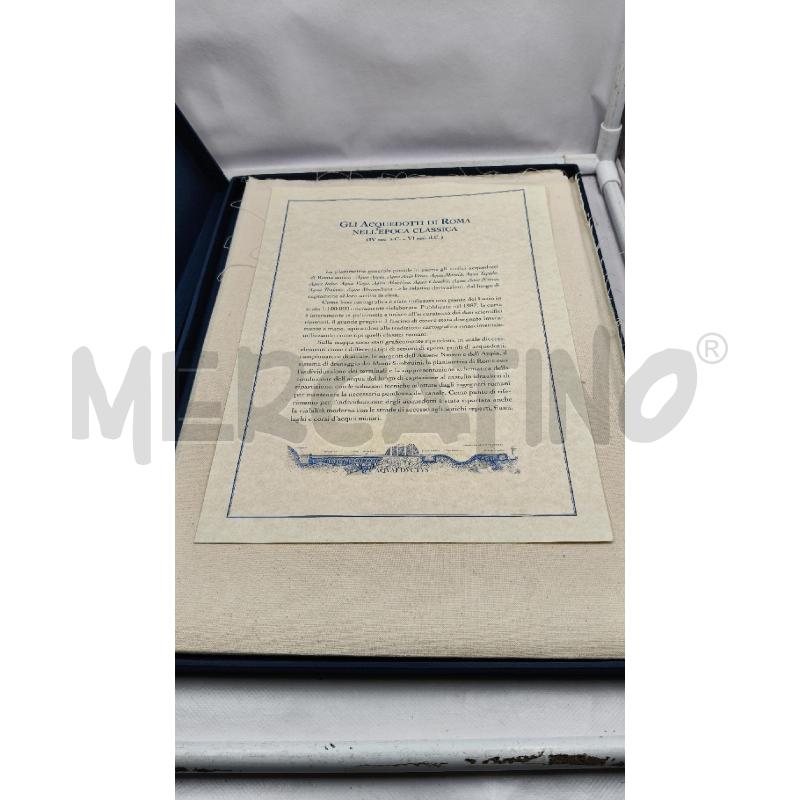 CARTINA GLI ACQUEDOTTI DI ROMA NELL'EPOCA CLASSICA | Mercatino dell'Usato Roma talenti 1