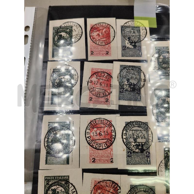 CARTONCINO FRANCOBOLLI CINQUANTESIMO REGNO D'ITALIA 1913 | Mercatino dell'Usato Roma talenti 3