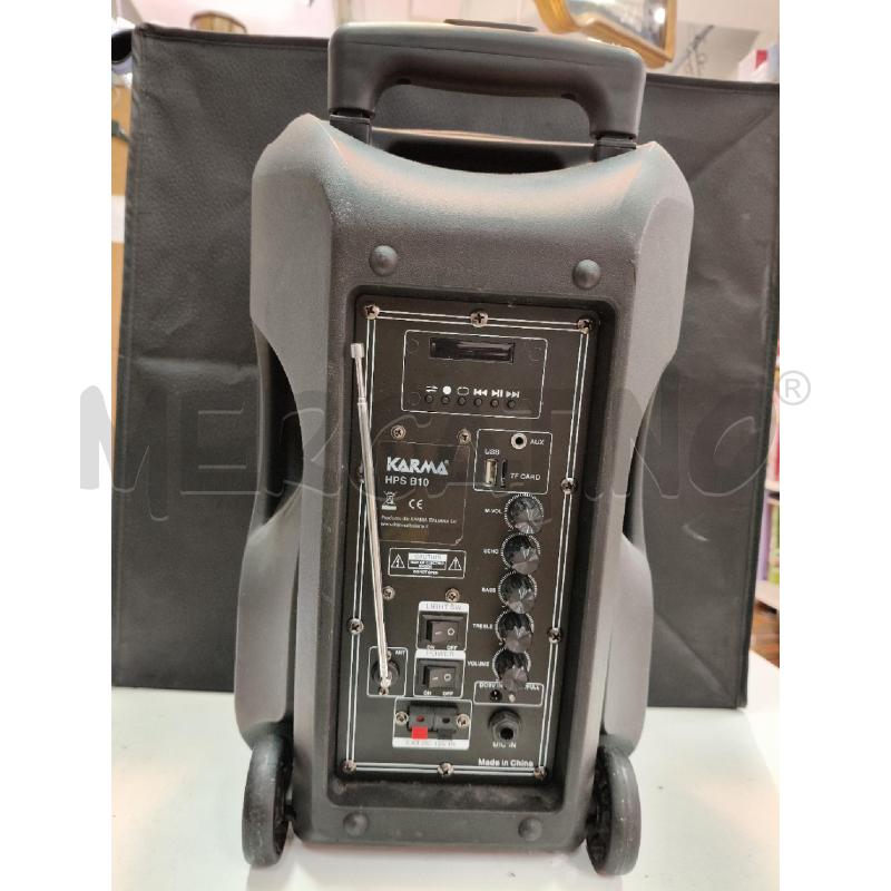 CASSA ATTIVA KARMA HPS B10 CON MICROFONO | Mercatino dell'Usato Roma talenti 3