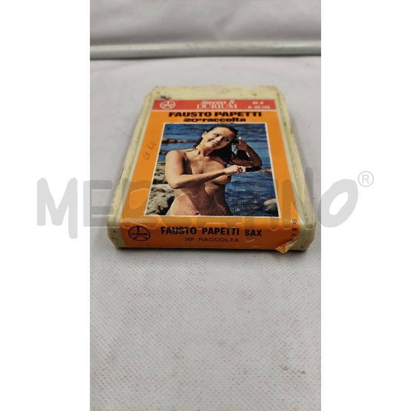 CASSETTA STEREO 8 FAUSTO PAPETTI | Mercatino dell'Usato Roma talenti 1