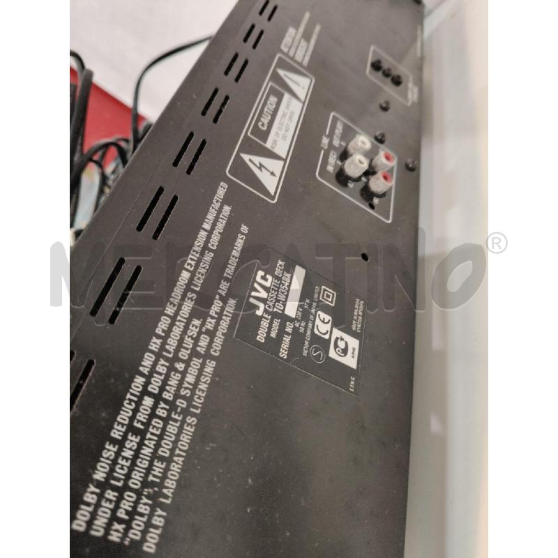 CASSETTE DECK JVC TD-W354 | Mercatino dell'Usato Roma talenti 3