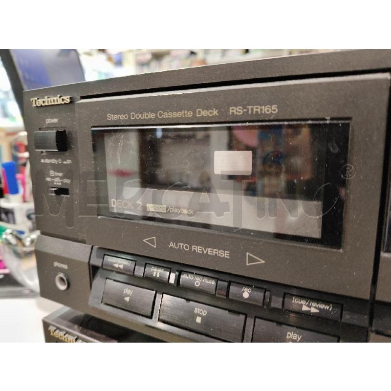 CASSETTE DECK TECHNICS RS-TR165 FUNZIONANTE | Mercatino dell'Usato Roma talenti 1
