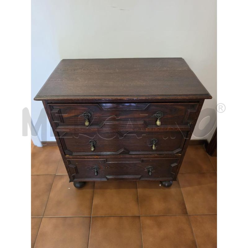 CASSETTIERA LEGNO SCURA 3C | Mercatino dell'Usato Roma talenti 1