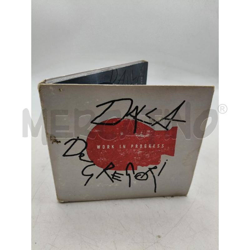 CD DALLA, DE GREGORI – WORK IN PROGRESS  | Mercatino dell'Usato Roma talenti 1