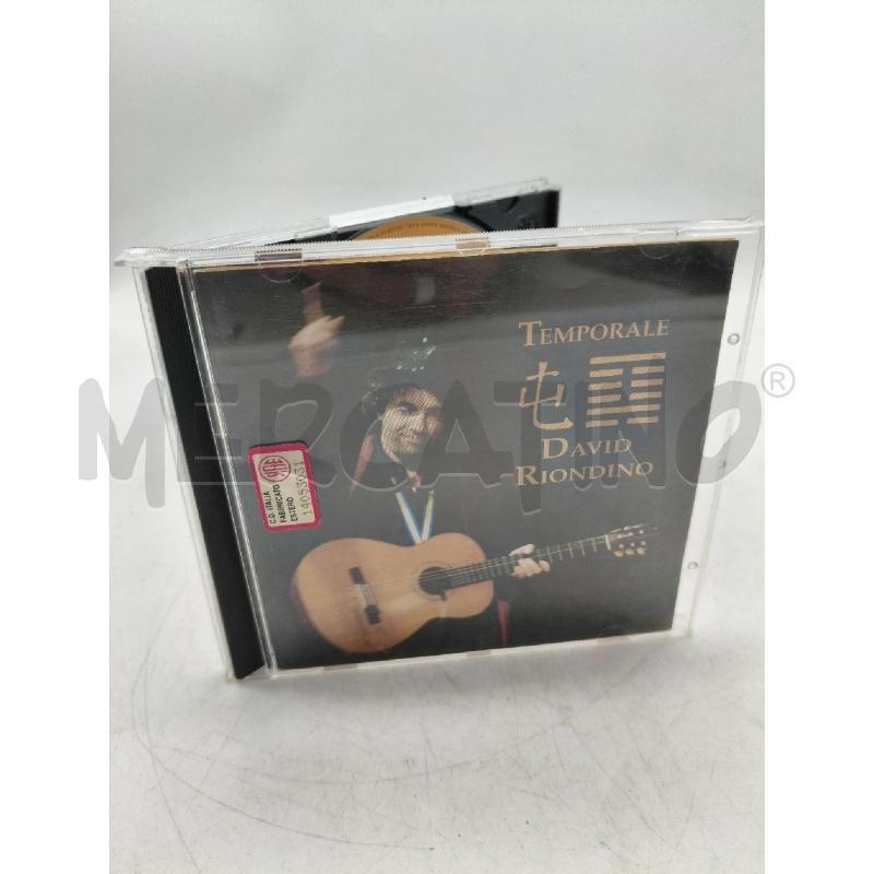 CD DAVID RIONDINO – TEMPORALE  | Mercatino dell'Usato Roma talenti 1
