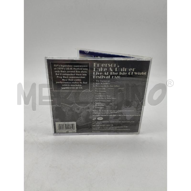 CD EMERSON, LAKE & PALMER – LIVE AT THE ISLE OF WIGHT FESTIVAL 1970  | Mercatino dell'Usato Roma talenti 3