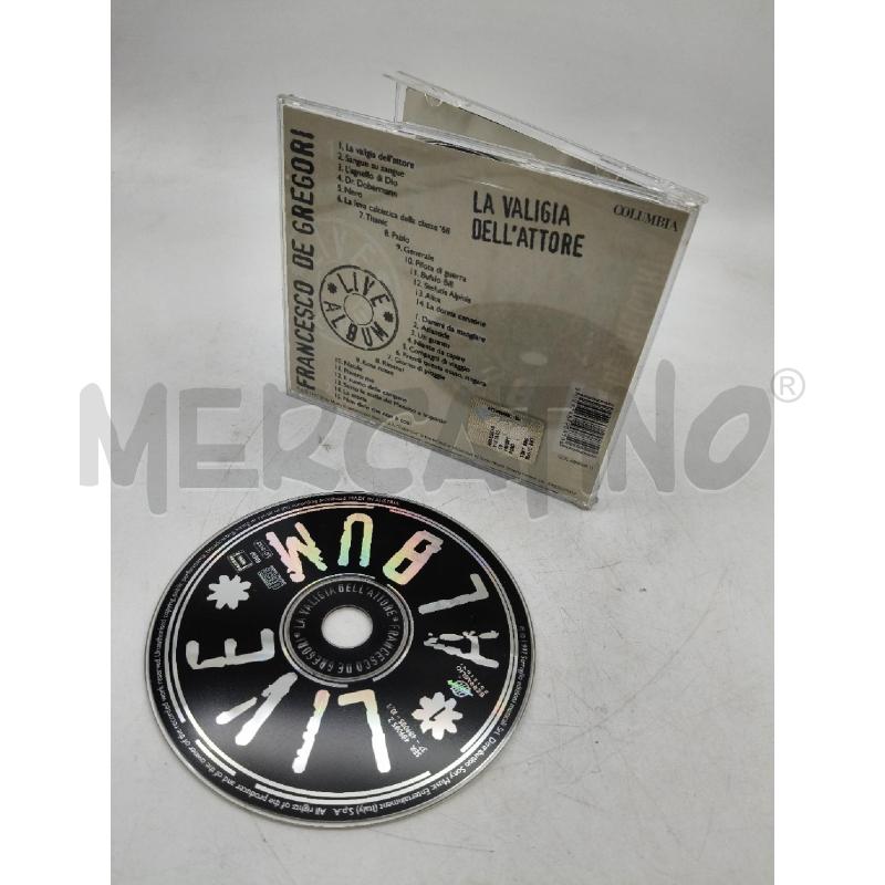 CD FRANCESCO DE GREGORI – LA VALIGIA DELL'ATTORE  | Mercatino dell'Usato Roma talenti 3