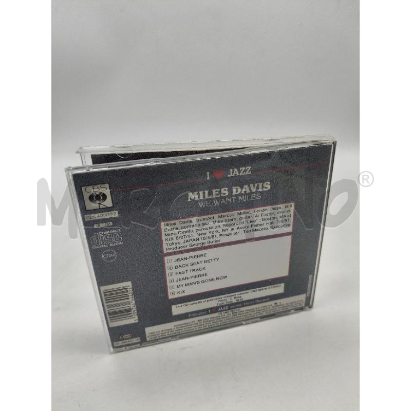 CD MILES DAVIS WE WANT MILES | Mercatino dell'Usato Roma talenti 3