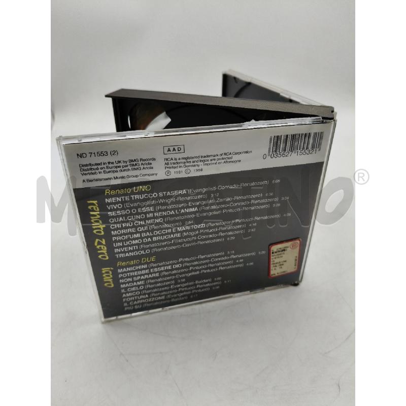 CD RENATO ZERO – ICARO  | Mercatino dell'Usato Roma talenti 3
