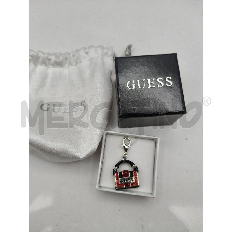 CHARM GUESS BORSETTA SMALTO NE ROSSO  | Mercatino dell'Usato Roma talenti 1