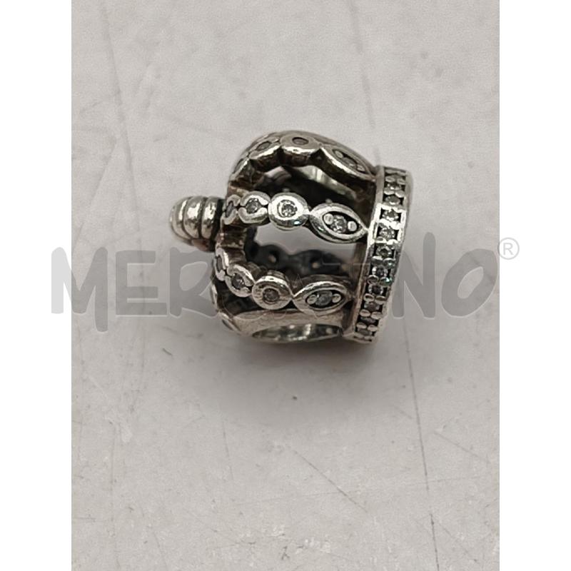 CHARM PANDORA CORONA STRASS  | Mercatino dell'Usato Roma talenti 2