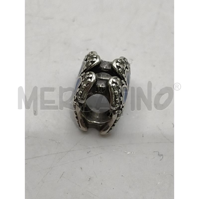 CHARM PANDORA FARFALLA INTER BLU  | Mercatino dell'Usato Roma talenti 2