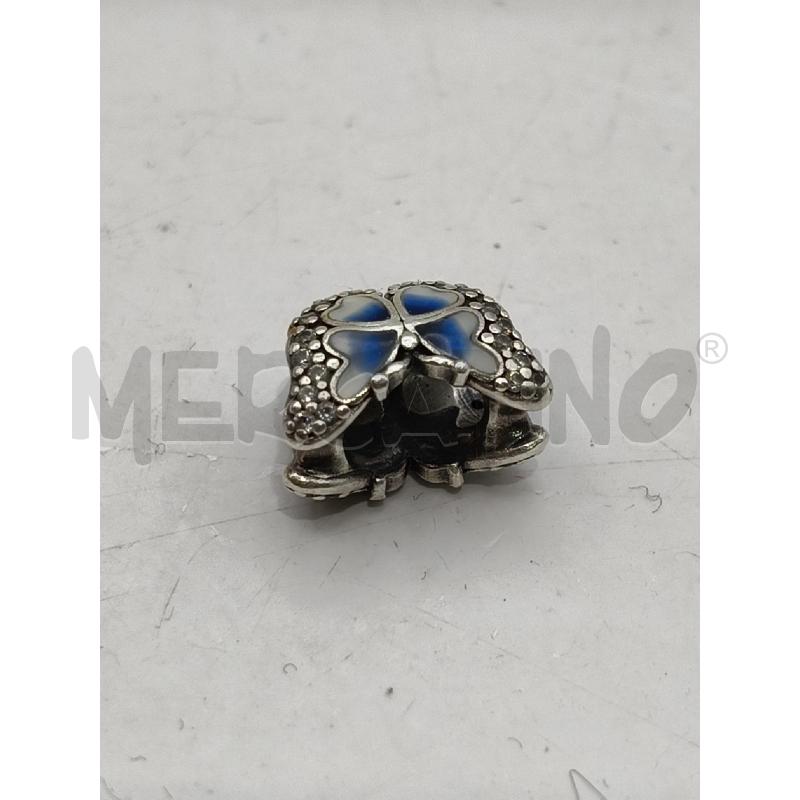CHARM PANDORA FARFALLA INTER BLU  | Mercatino dell'Usato Roma talenti 3