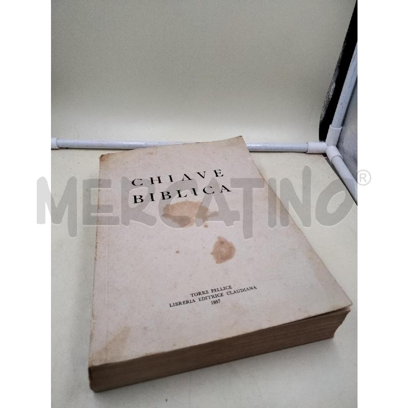 CHIAVE BIBLICA 1957 | Mercatino dell'Usato Roma talenti 1