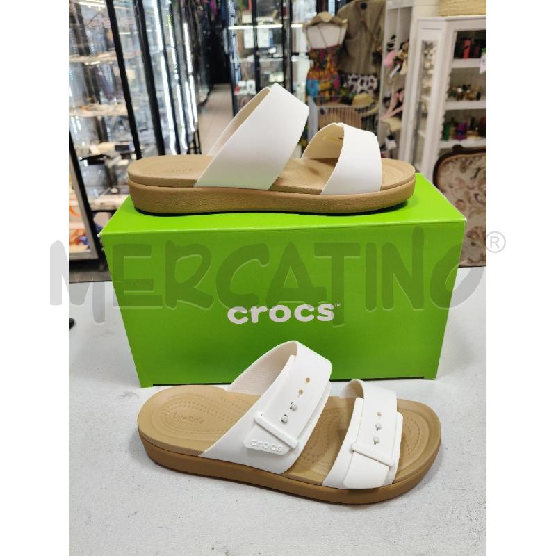 CIABATTE D CROCS GOMMA 2 FASCE PANNA  | Mercatino dell'Usato Roma talenti 1