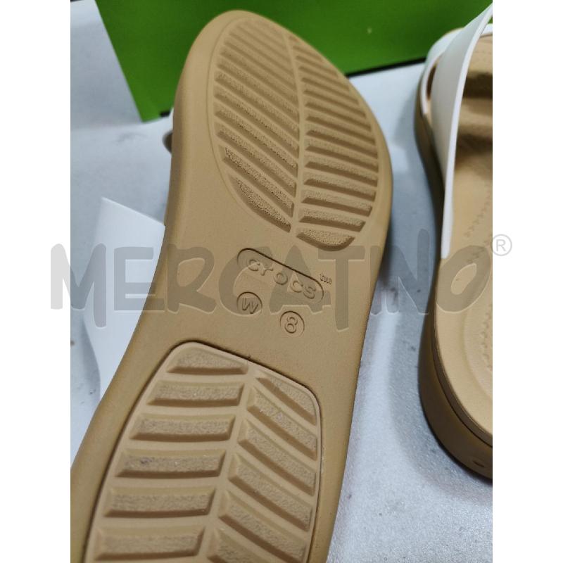 CIABATTE D CROCS GOMMA 2 FASCE PANNA  | Mercatino dell'Usato Roma talenti 4