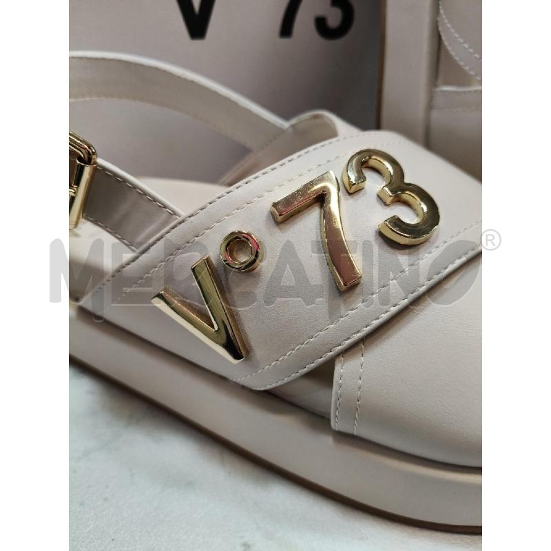 CIABATTE D V73 PANNA FASCI INCRO LOGO ORO  | Mercatino dell'Usato Roma talenti 2