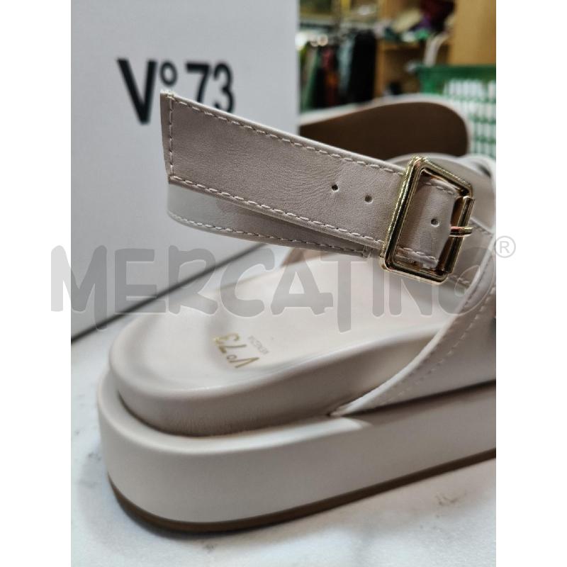 CIABATTE D V73 PANNA FASCI INCRO LOGO ORO  | Mercatino dell'Usato Roma talenti 3