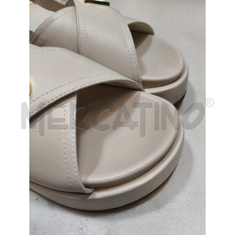 CIABATTE D V73 PANNA FASCI INCRO LOGO ORO  | Mercatino dell'Usato Roma talenti 4