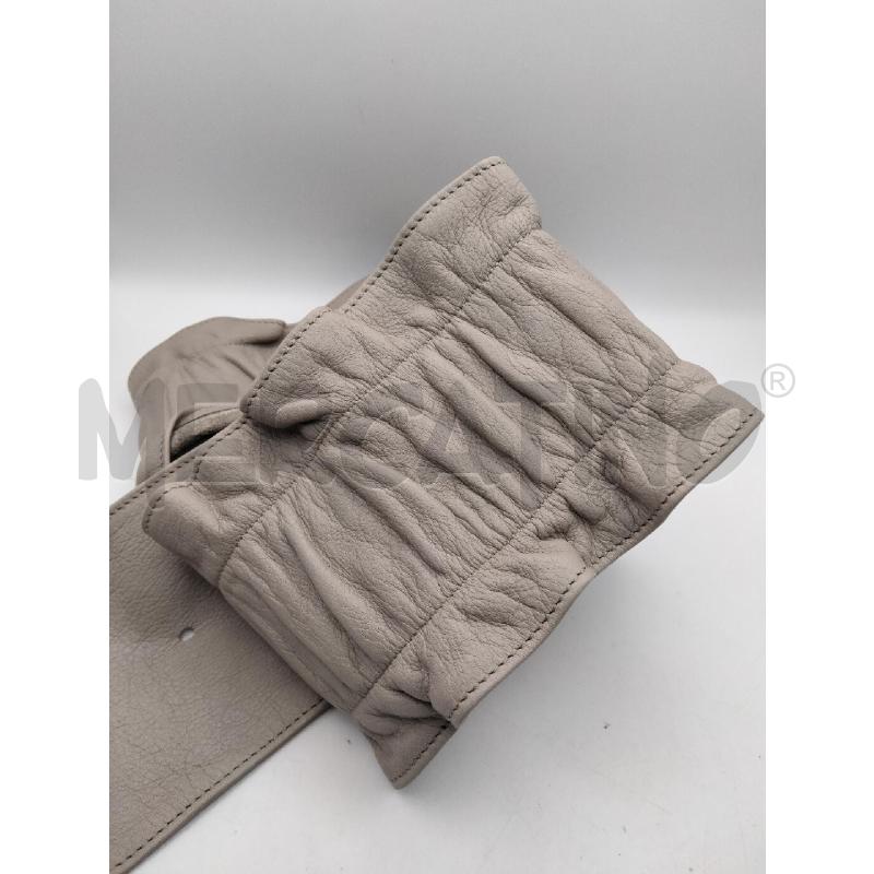 CINTURA D GIANNI CHIARINI PELLE BEIGE B/ONDUL  | Mercatino dell'Usato Roma talenti 4