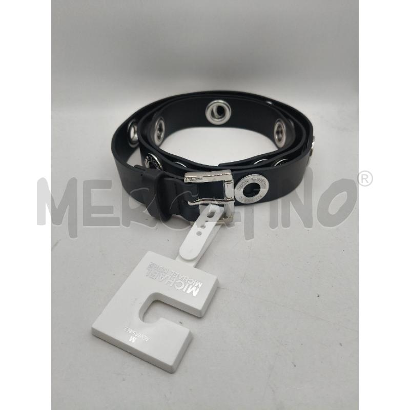 CINTURA D MICHAEL KORS NERO ANELLI MET LOGO  | Mercatino dell'Usato Roma talenti 1
