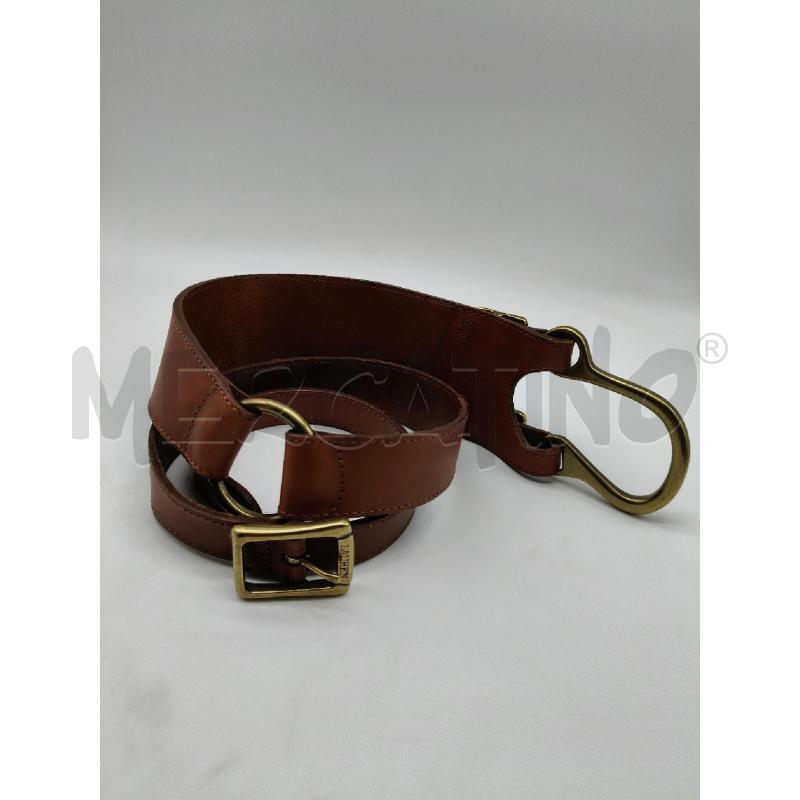 CINTURA RALPH LAUREN ALTA CUOIO GANCIO BRUNITO  | Mercatino dell'Usato Roma talenti 2