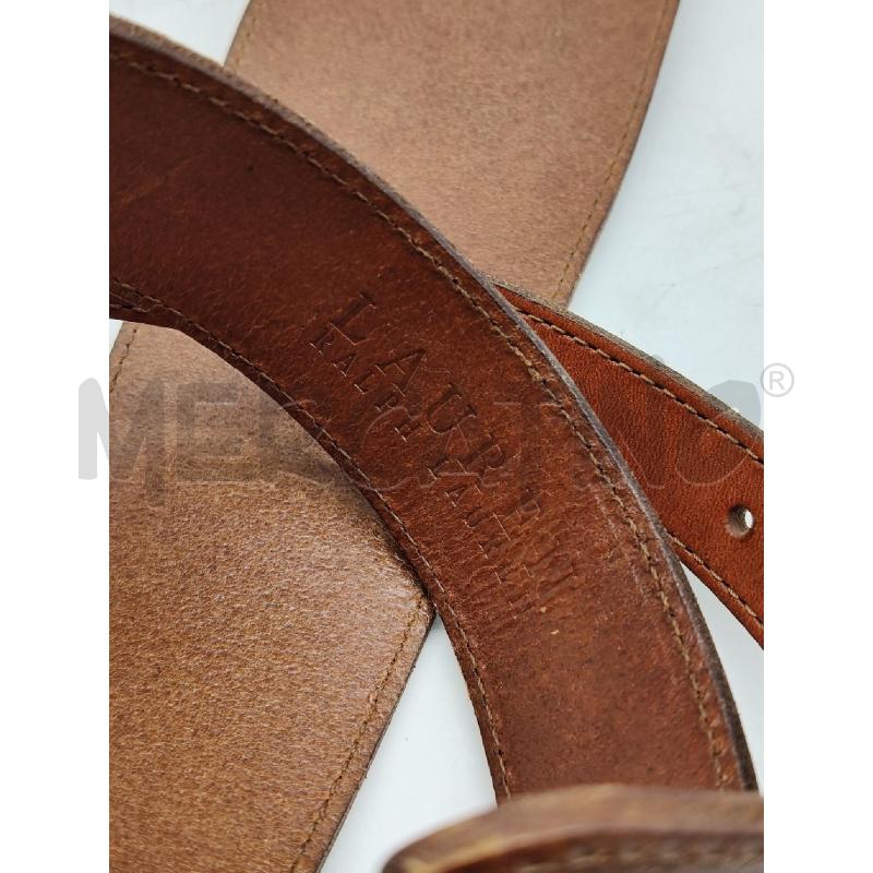 CINTURA RALPH LAUREN ALTA CUOIO GANCIO BRUNITO  | Mercatino dell'Usato Roma talenti 3