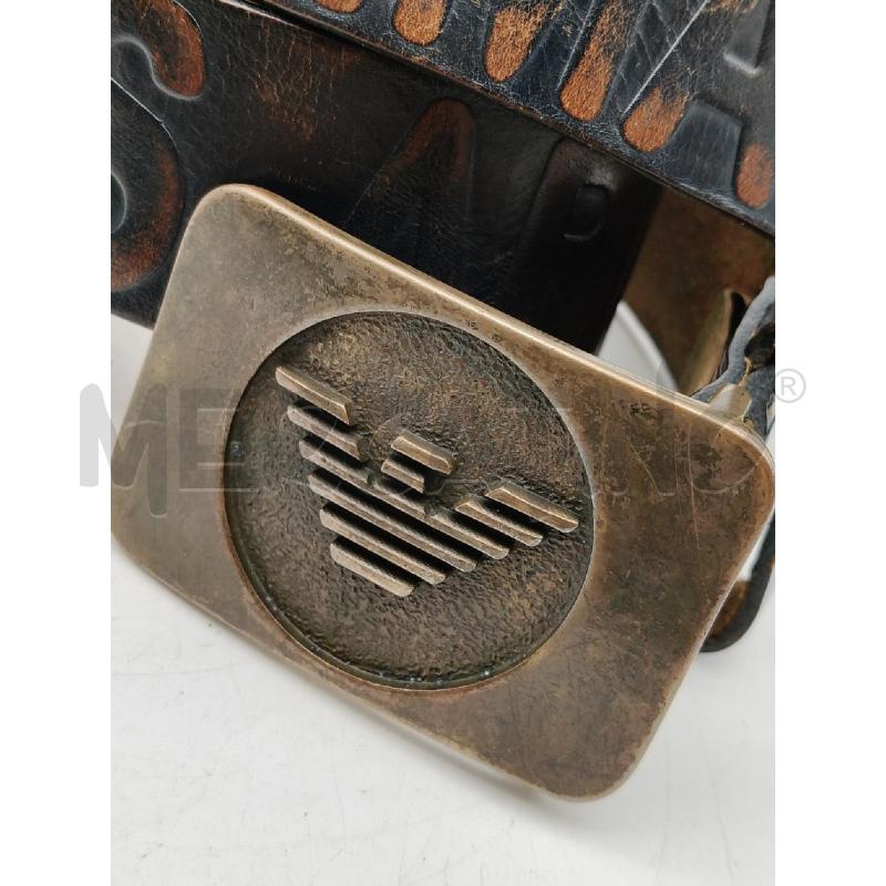 CINTURA UOMO ARMANI JEANS MARR LOGO FIBBIA MET  | Mercatino dell'Usato Roma talenti 2