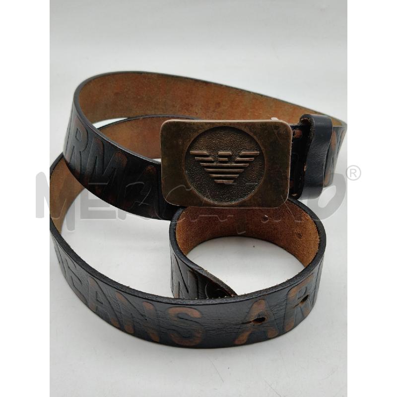 CINTURA UOMO ARMANI JEANS MARR LOGO FIBBIA MET  | Mercatino dell'Usato Roma talenti 4
