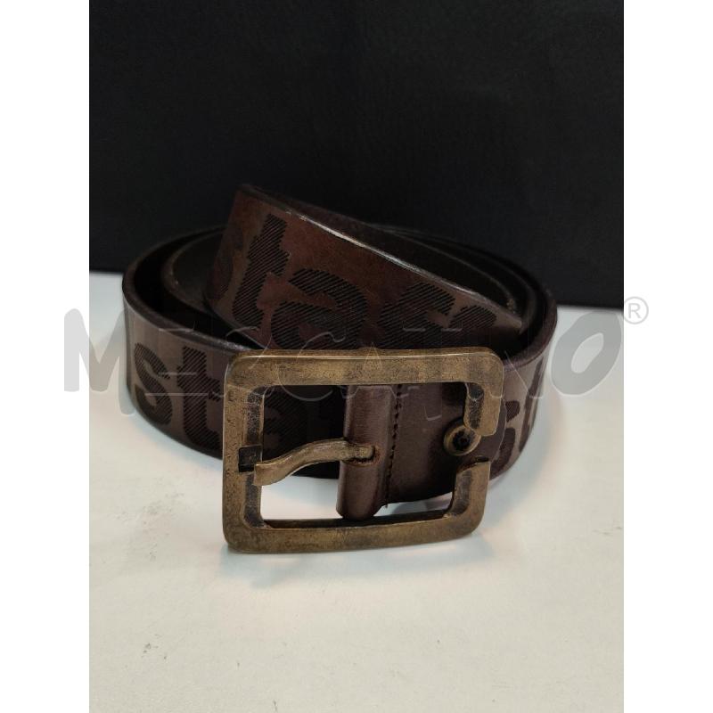 CINTURA UOMO BELSTAFF MARRONE LOGO RIGATO  | Mercatino dell'Usato Roma talenti 1