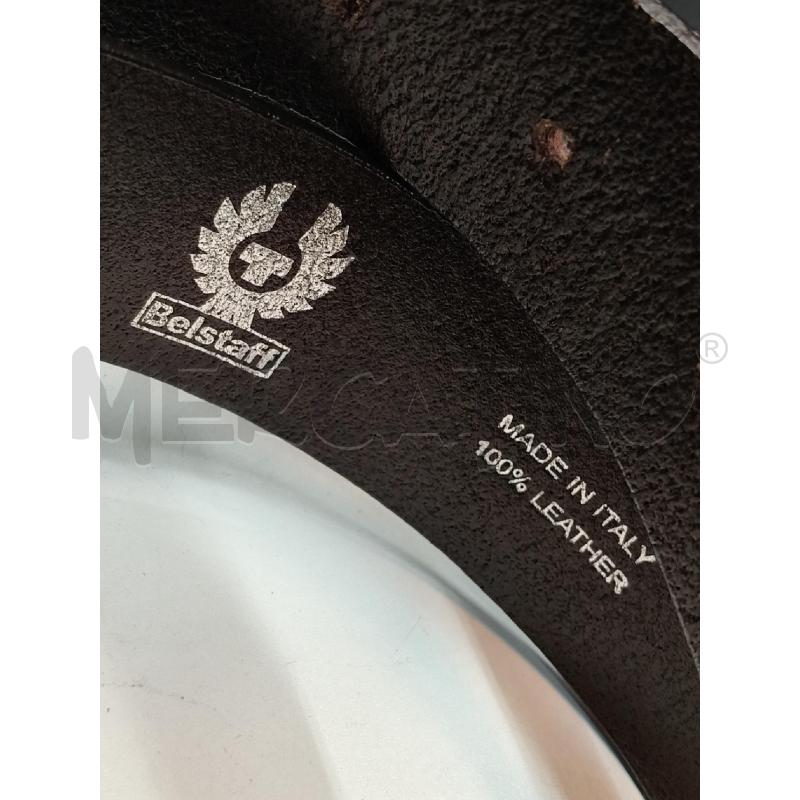 CINTURA UOMO BELSTAFF MARRONE LOGO RIGATO  | Mercatino dell'Usato Roma talenti 3