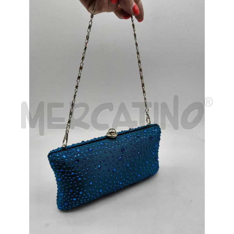 CLUTCH BAG SONIA FORTUNA  OTTANIO STRASS CON TRAC | Mercatino dell'Usato Roma talenti 2
