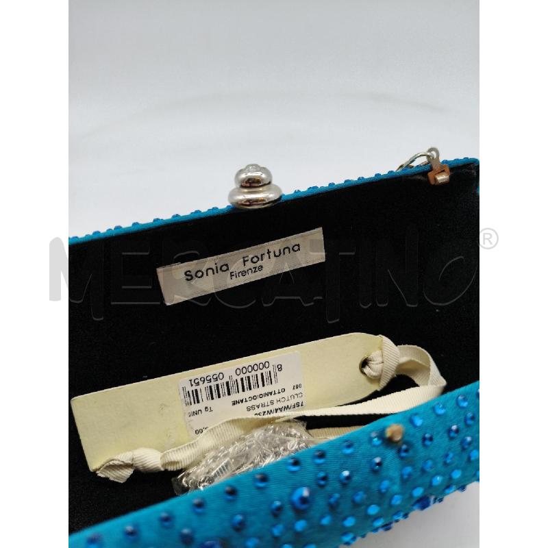 CLUTCH BAG SONIA FORTUNA  OTTANIO STRASS CON TRAC | Mercatino dell'Usato Roma talenti 3