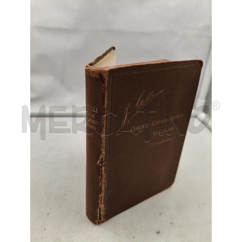 CODICE CAVALLERESCO ITALIANO 1926 | Mercatino dell'Usato Roma talenti 1