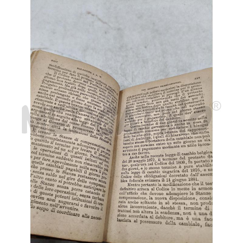 CODICE DI COMMERCIO DEL REGNO D'ITALIA 1883 | Mercatino dell'Usato Roma talenti 3
