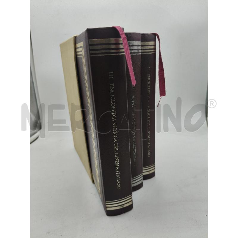 COF ENCICLOPEDIA STORICA DEL CINEMA ITALIANO GIARDINI PISA 3VV | Mercatino dell'Usato Roma talenti 1