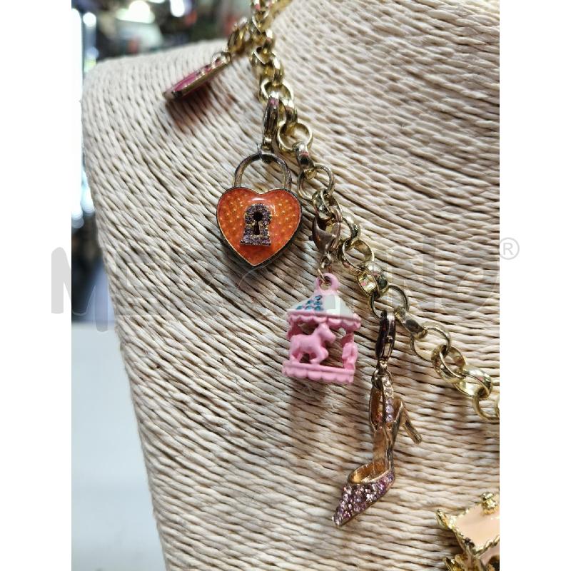 COLLANA ACT DOR CHARM SMALTO ROSA CUPCAKE CARROZZE | Mercatino dell'Usato Roma talenti 2
