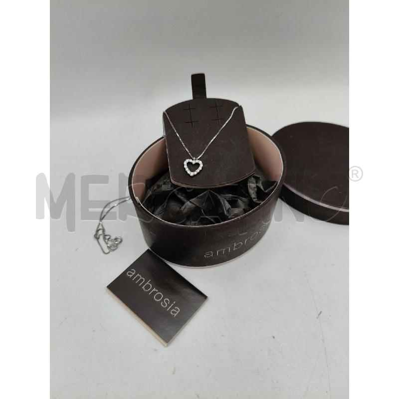 COLLANA AMBROSIA CUORE PAVE | Mercatino dell'Usato Roma talenti 1