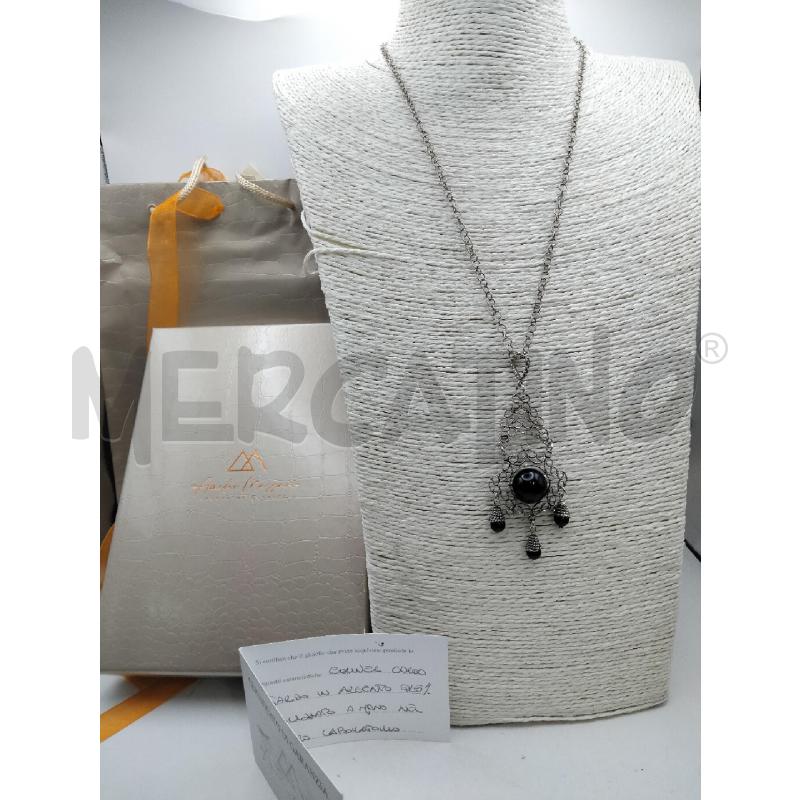 COLLANA ANDREA MASSARO FUSION LAV SARDA PEND ONICE  | Mercatino dell'Usato Roma talenti 1
