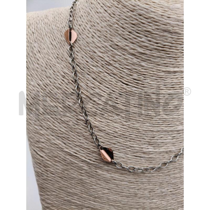 COLLANA BOCCADAMO FUSION CAT ARG ROMBI DOR  | Mercatino dell'Usato Roma talenti 3