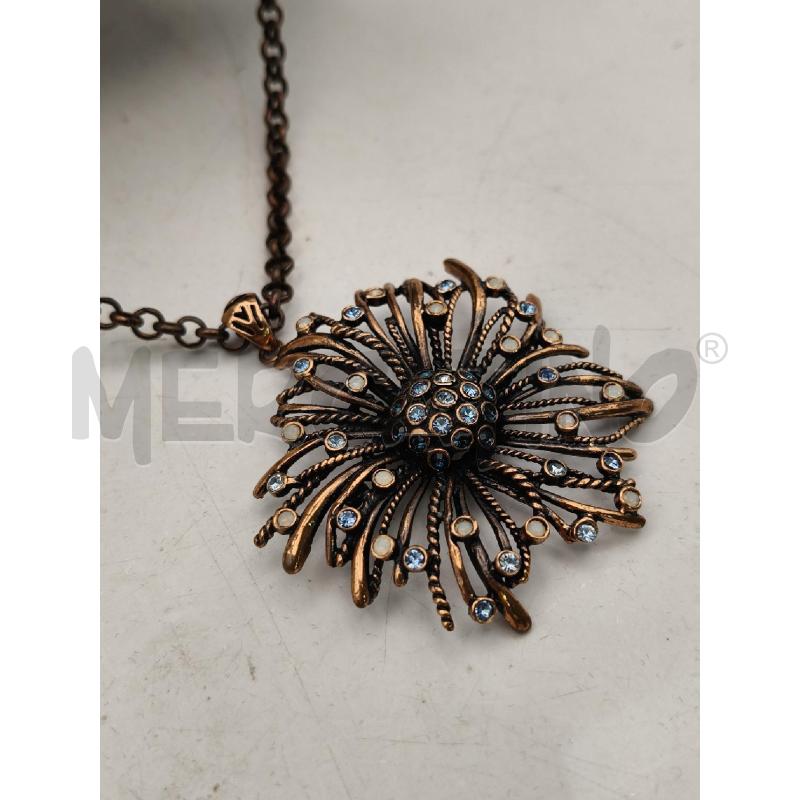 COLLANA BRUNITO EMMEBLU GIOIELLI MAXIFIORE PIETRE BIA BLU | Mercatino dell'Usato Roma talenti 2