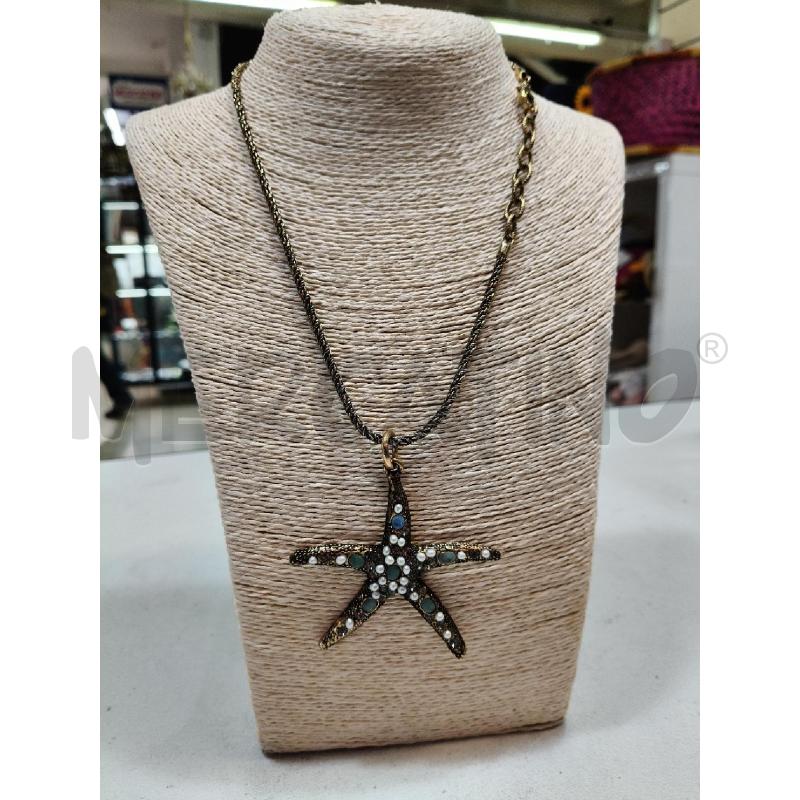 COLLANA BRUN TORCHON MAXI STELLA PERLINE PIETRE  | Mercatino dell'Usato Roma talenti 1
