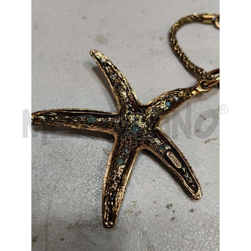 COLLANA BRUN TORCHON MAXI STELLA PERLINE PIETRE  | Mercatino dell'Usato Roma talenti 4