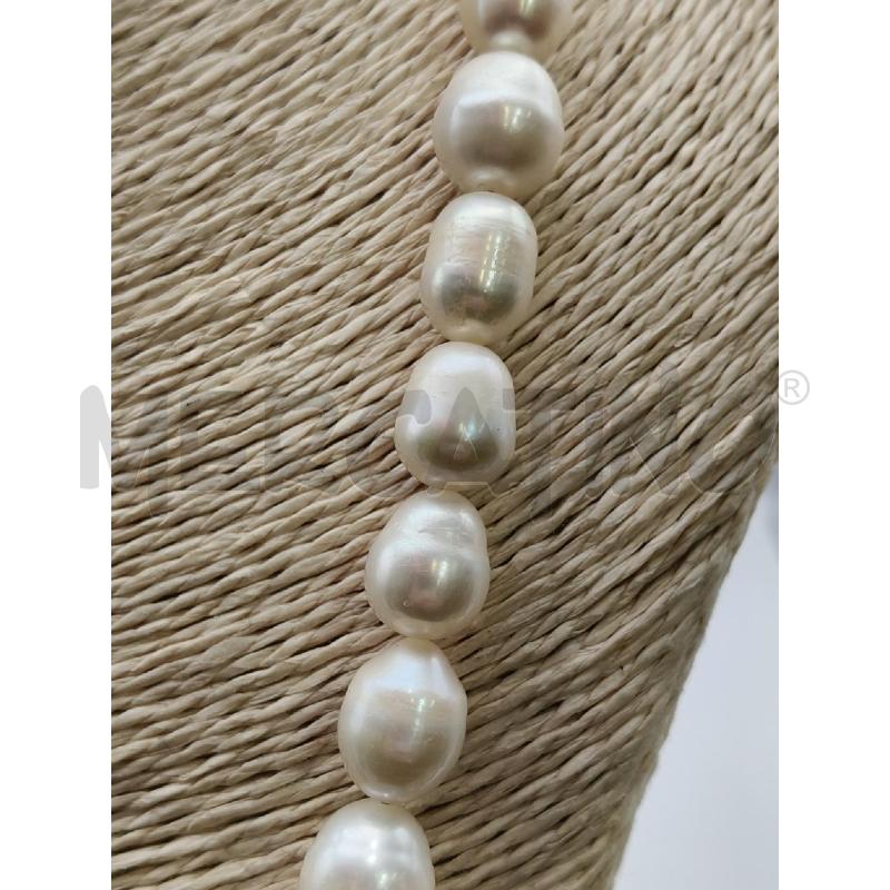 COLLANA CARROZZE48 PERLE SCARM CENTR OSSO PEND CROCE  | Mercatino dell'Usato Roma talenti 5