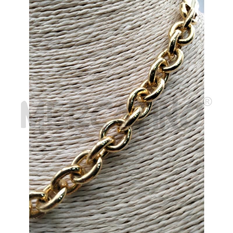 COLLANA CASCIO CATENA DOR PEND STELLE CUORI PIE COL  | Mercatino dell'Usato Roma talenti 4