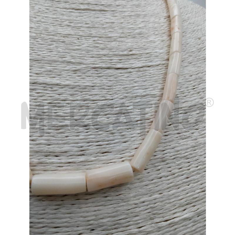 COLLANA CORALLO ROSA TUBETTI CHIUS TONDA FUSION | Mercatino dell'Usato Roma talenti 2