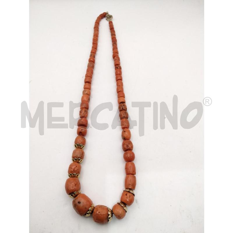 COLLANA CORALLO SARDO EP FIORI DOR LAM  | Mercatino dell'Usato Roma talenti 4
