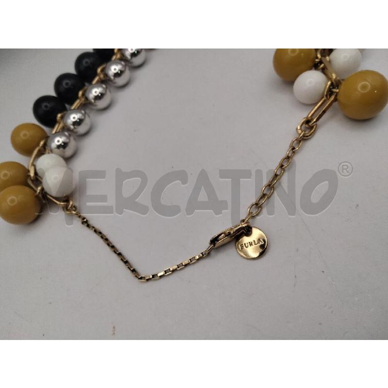 COLLANA FURLA CAT DOR SFERE BIA OCRA NE ARG | Mercatino dell'Usato Roma talenti 3