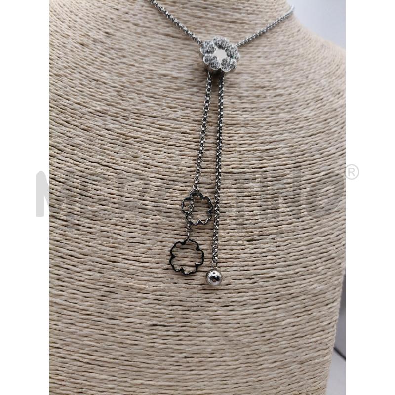 COLLANA LUCA BARRA SALI SCENDI FIORE STRASS | Mercatino dell'Usato Roma talenti 3