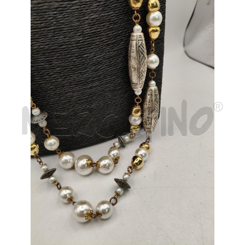COLLANA LU 2 F CAT DOR/PERLE/BOULE DOR/OVALI INC  | Mercatino dell'Usato Roma talenti 4